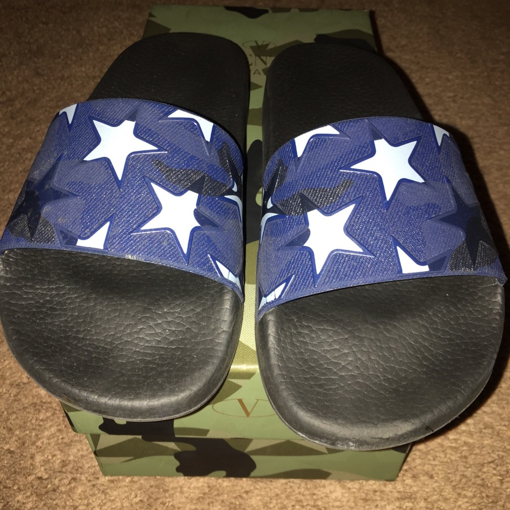 Valentino camouflage slides